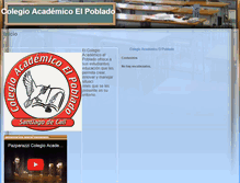 Tablet Screenshot of colegioacademicoelpoblado.com